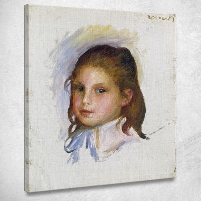Child With Brown Hair Pierre-Auguste Renoir par181 canvas print 