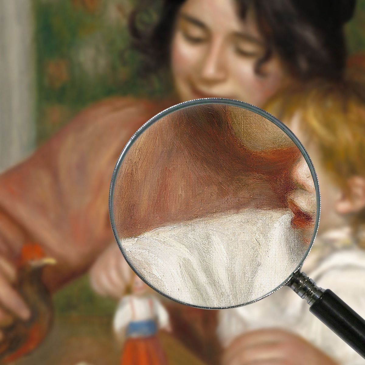 Child With Toys Gabrielle And The Artist'S Son Jean Pierre-Auguste Renoir par182 canvas print