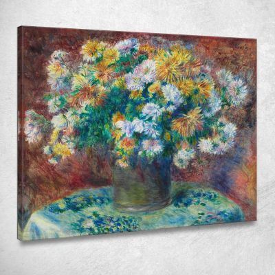Chrysanthemums Pierre-Auguste Renoir par184 canvas print 