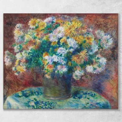 Chrysanthemums Pierre-Auguste Renoir par184 canvas print 