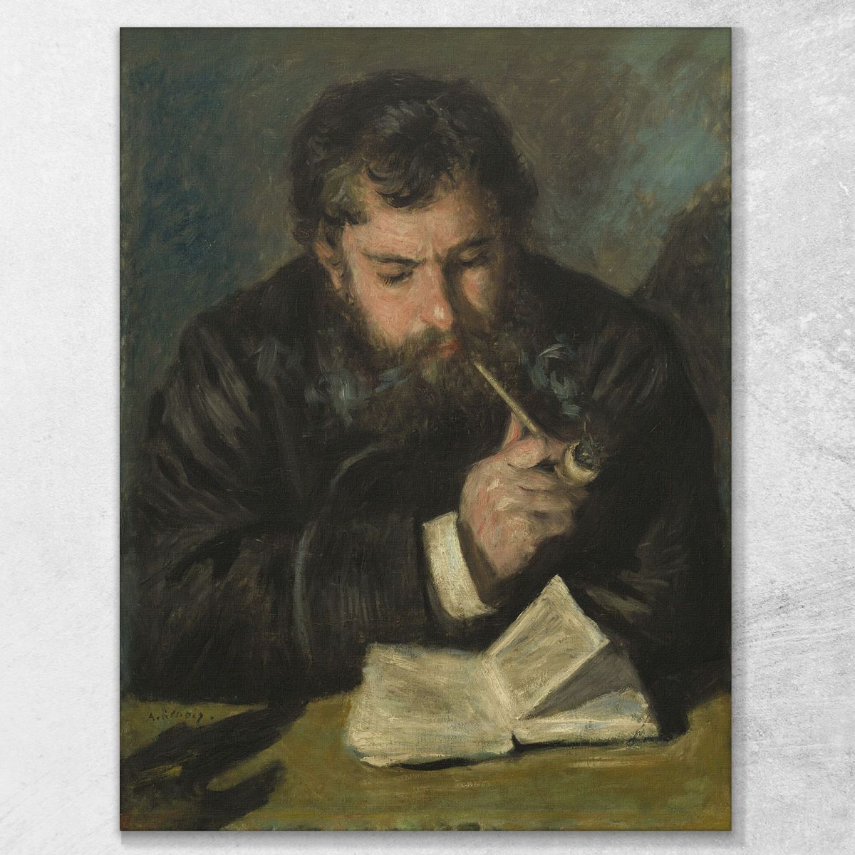 Claude Monet Pierre-Auguste Renoir par186 canvas print 
