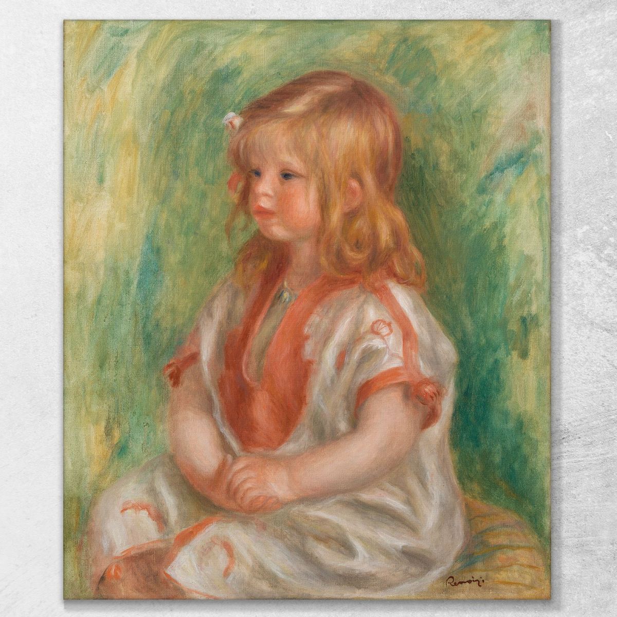 Claude Renoir Pierre-Auguste Renoir par188 canvas print 