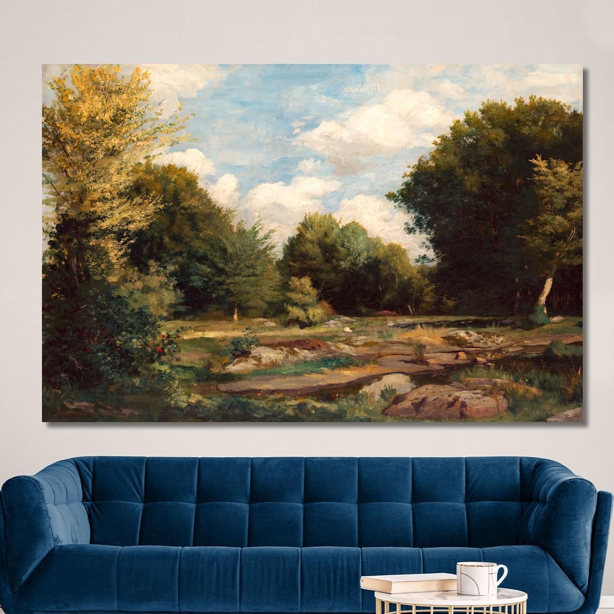 Clearing In The Woods Pierre-Auguste Renoir par189 canvas print 