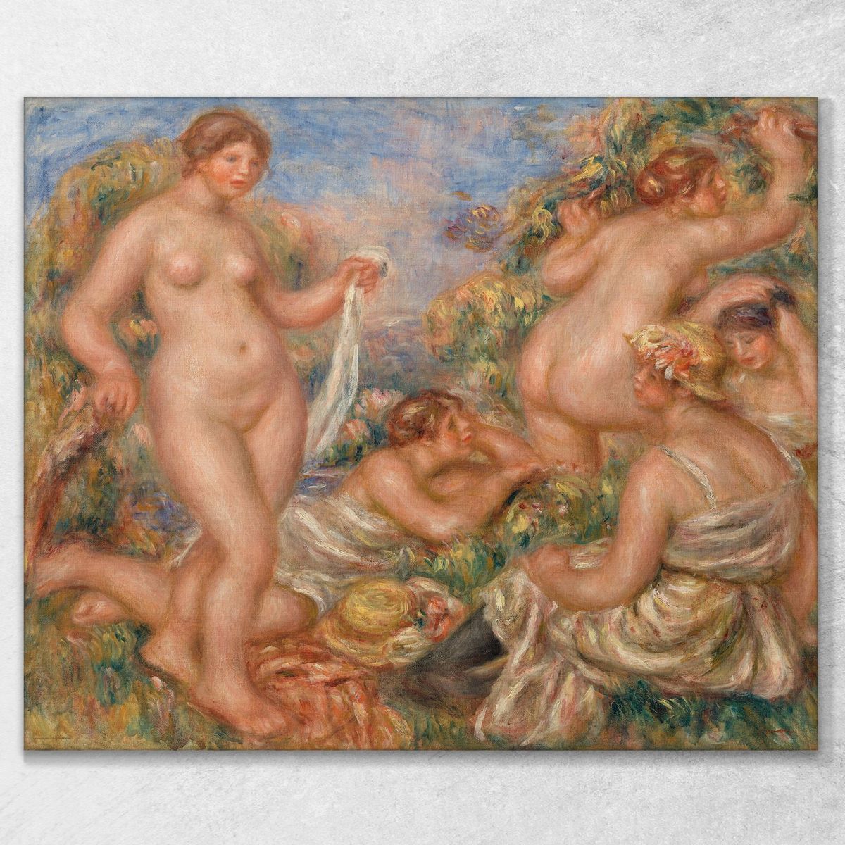Composition Five Bathers Pierre-Auguste Renoir par192 canvas print 