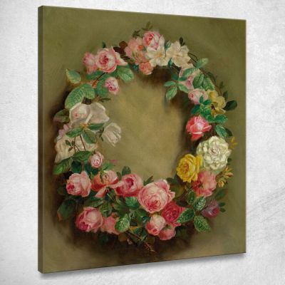 Wreath Of Roses Pierre-Auguste Renoir par194 canvas print 