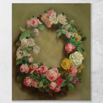 Wreath Of Roses Pierre-Auguste Renoir par194 canvas print 
