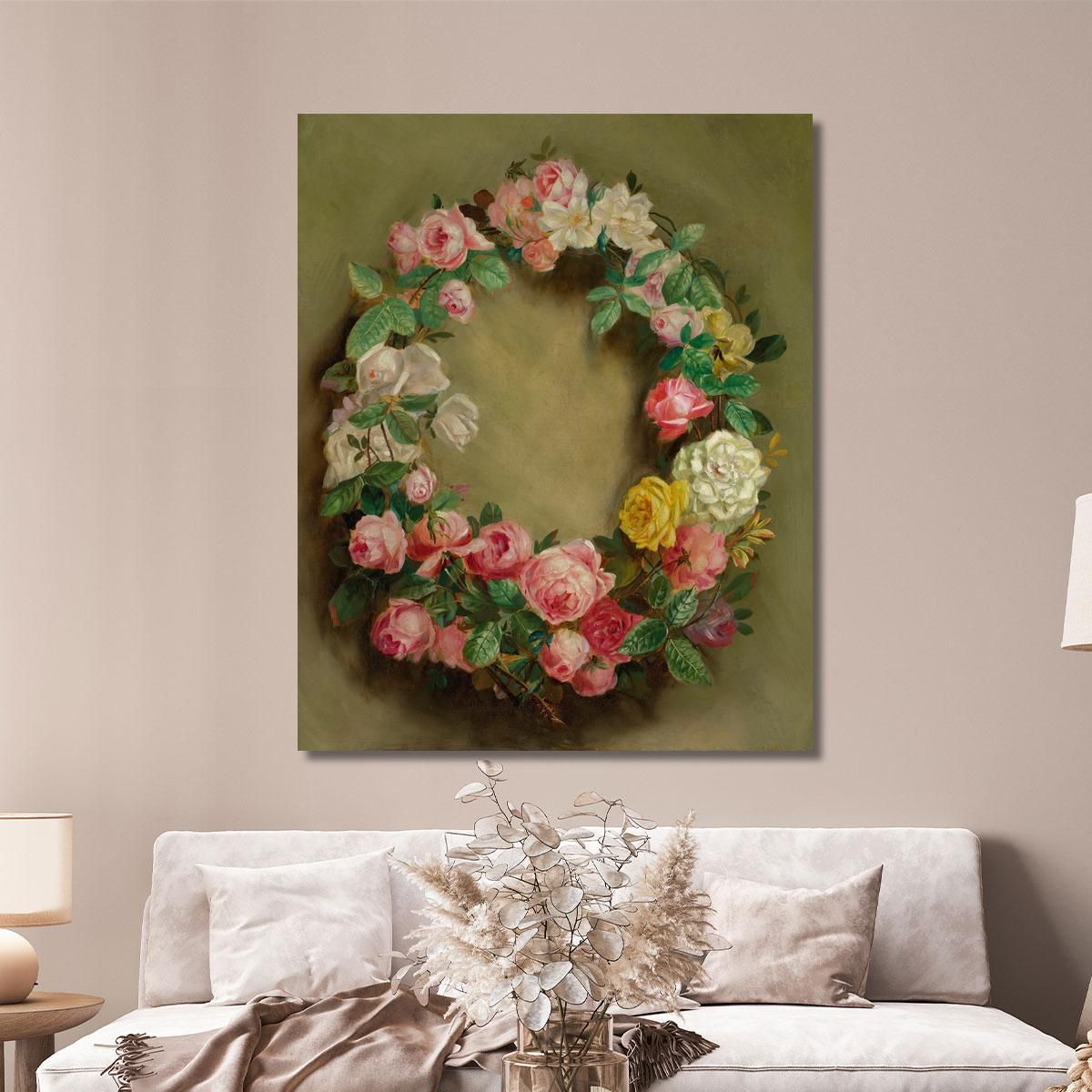 Wreath Of Roses Pierre-Auguste Renoir par194 canvas print 