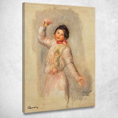 Castanet Dancer Pierre-Auguste Renoir par195 canvas print 