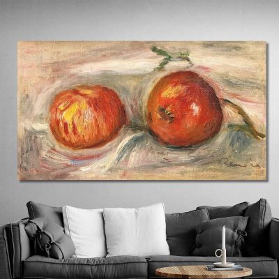 Two Apples Pierre-Auguste Renoir par197 canvas print 