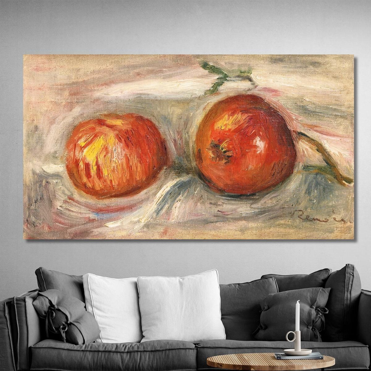 Two Apples Pierre-Auguste Renoir par197 canvas print 