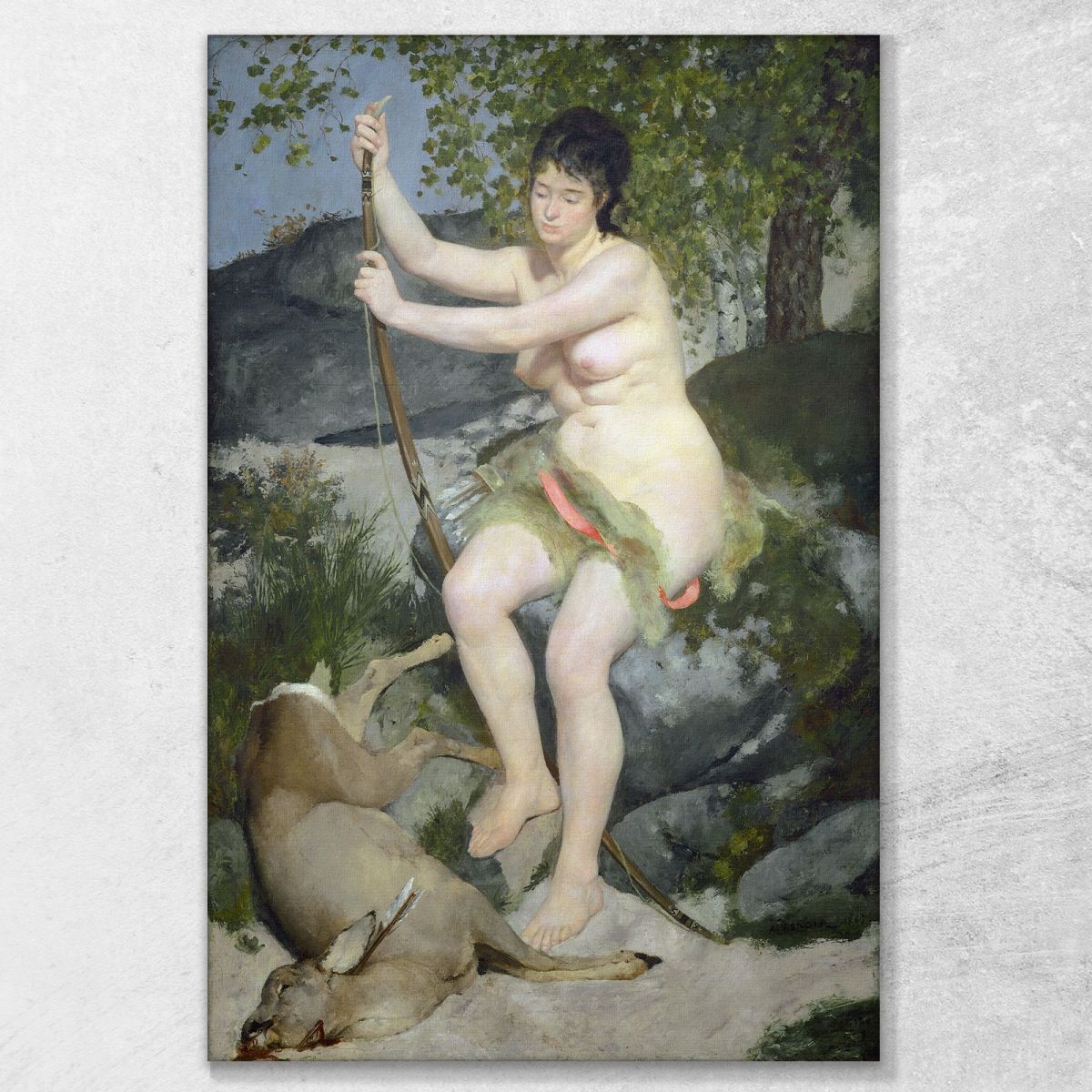 Diana Pierre-Auguste Renoir par199 canvas print 