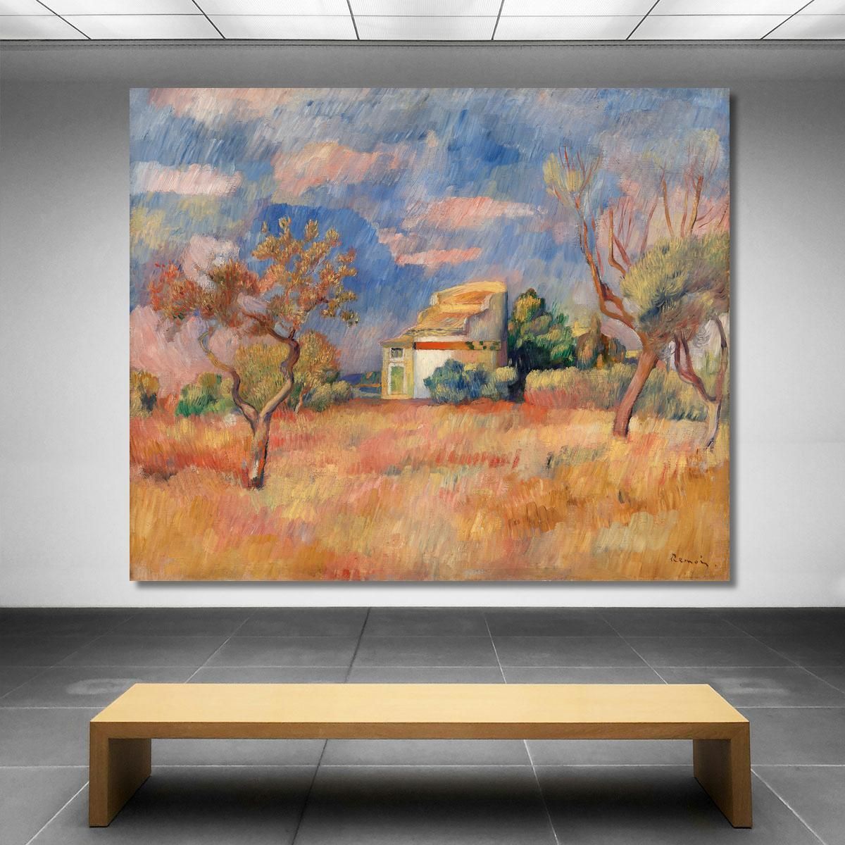 Dovecote At Bellevue Pigeonnier De Bellevue Pierre-Auguste Renoir par201 canvas print 