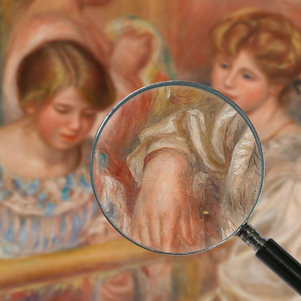 Embroiderers Pierre-Auguste Renoir par202 canvas print