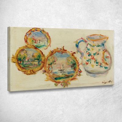 Decorated Earthenware Pierre-Auguste Renoir par207 canvas print 