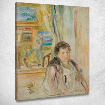 Woman In An Interior Pierre-Auguste Renoir par213 canvas print 