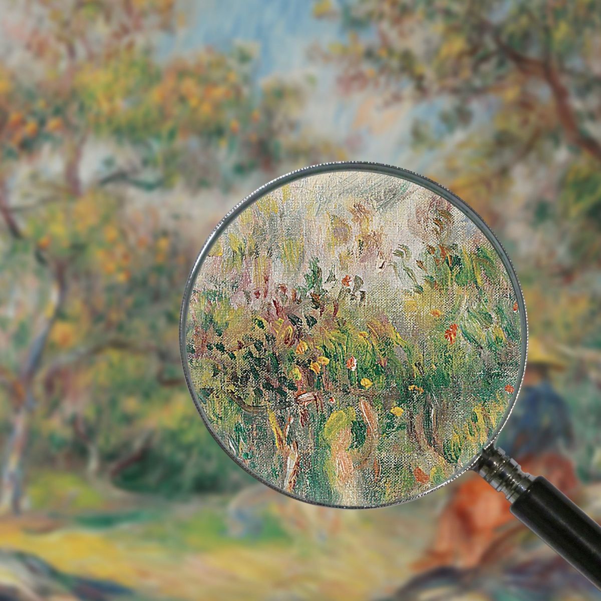 Woman In A Landscape Pierre-Auguste Renoir par214 canvas print