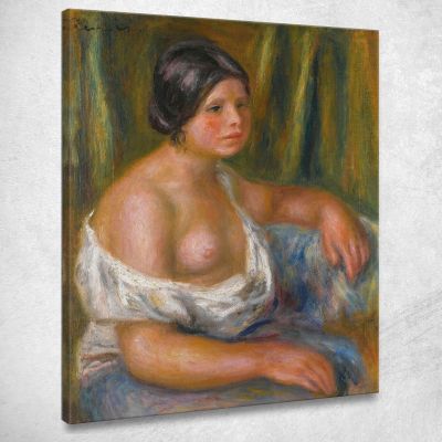 Woman In Blue Pierre-Auguste Renoir par215 canvas print 