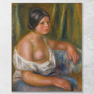 Woman In Blue Pierre-Auguste Renoir par215 canvas print 