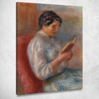 Woman Reading Pierre-Auguste Renoir par219 canvas print 