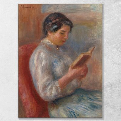 Woman Reading Pierre-Auguste Renoir par219 canvas print 