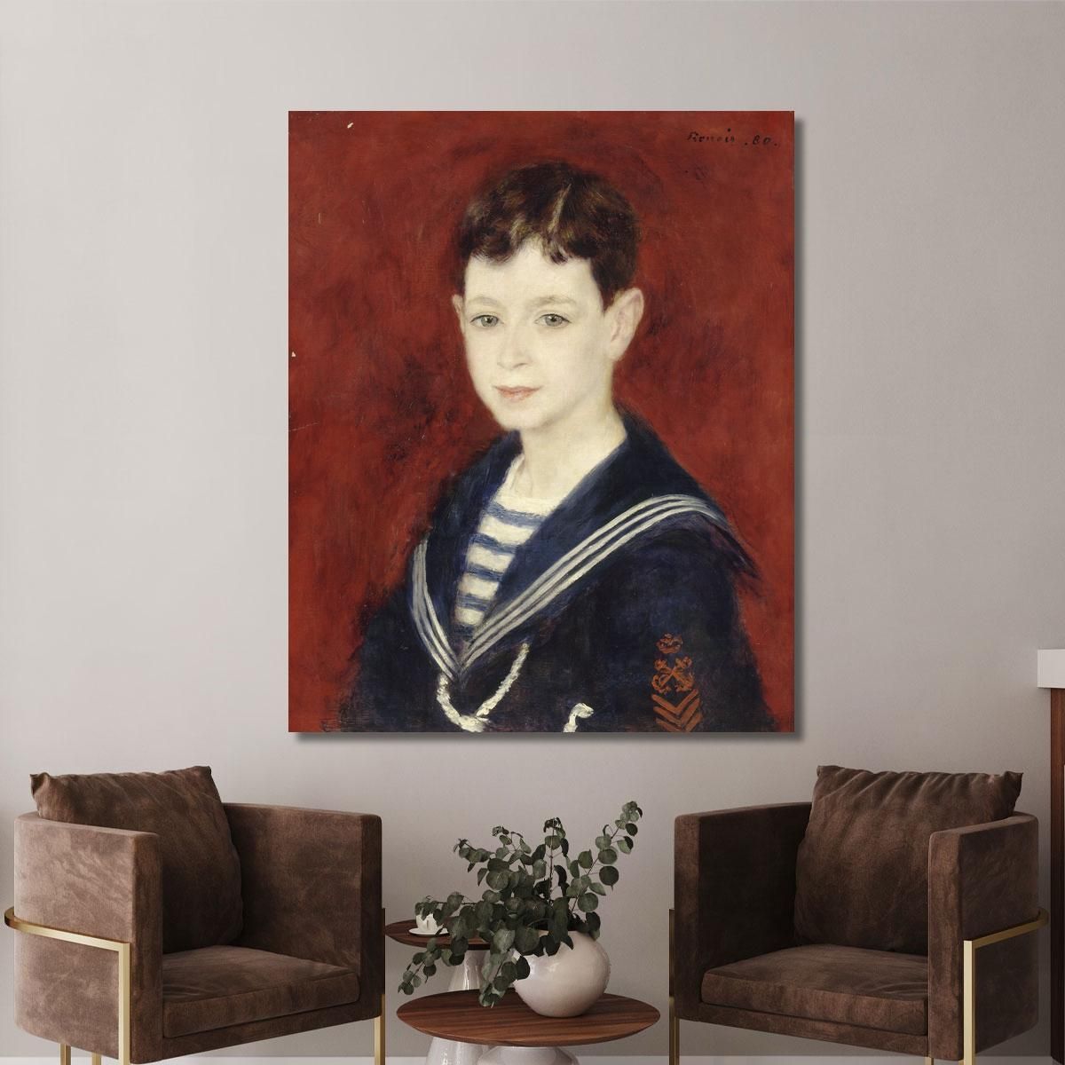 Fernand Halphen As A Boy Pierre-Auguste Renoir par224 canvas print 