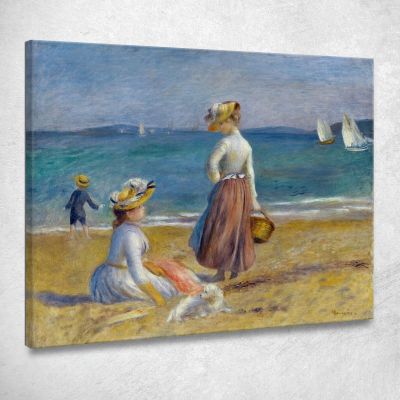 Figures On The Beach Pierre-Auguste Renoir par225 canvas print 