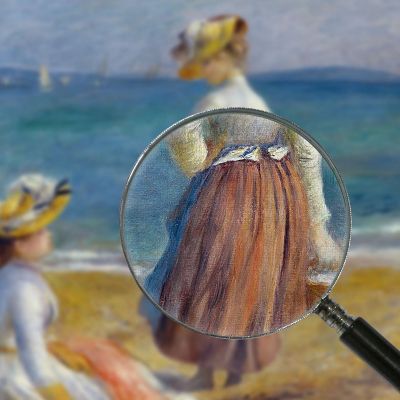 Figures On The Beach Pierre-Auguste Renoir par225 canvas print