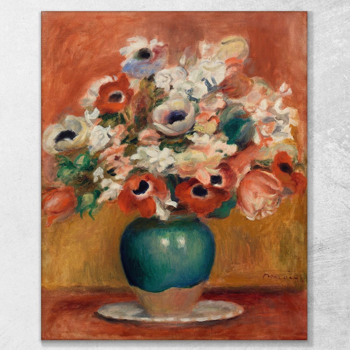 Flowers Pierre-Auguste Renoir par227 canvas print 