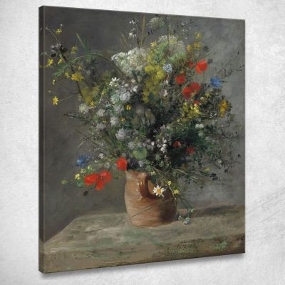 Flowers In A Vase Pierre-Auguste Renoir par229 canvas print 