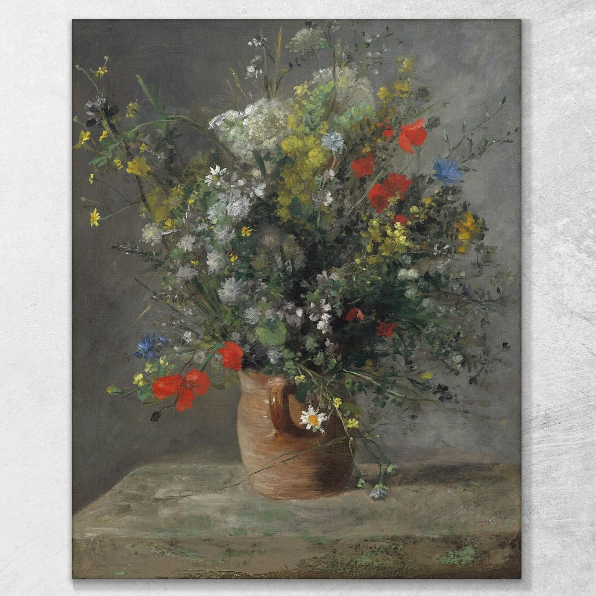 Flowers In A Vase Pierre-Auguste Renoir par229 canvas print 