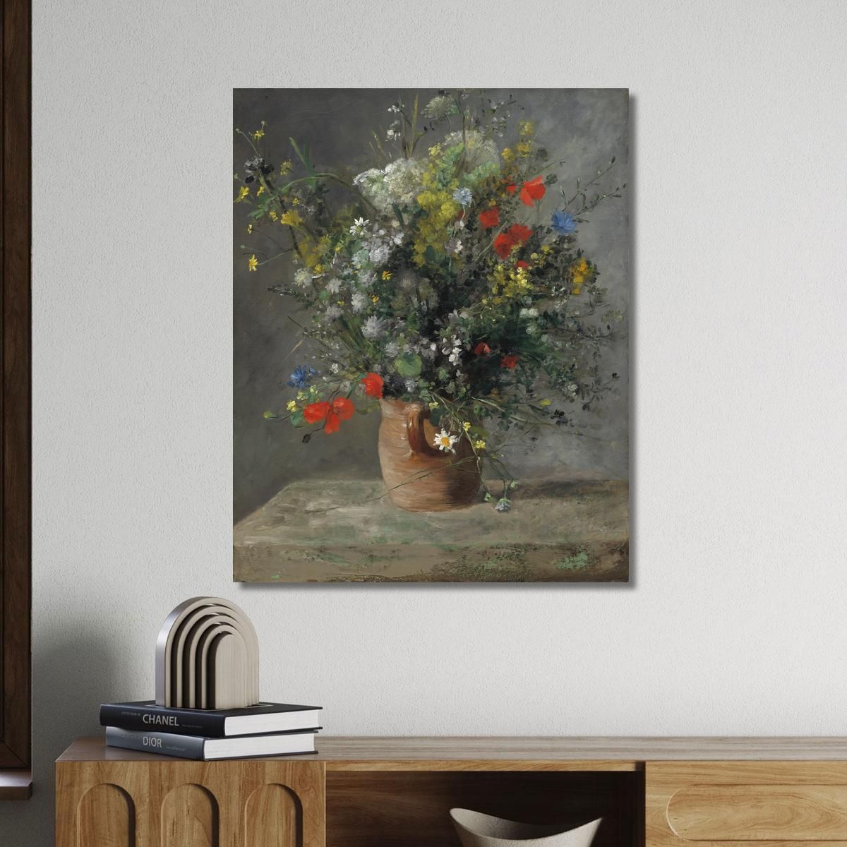 Flowers In A Vase Pierre-Auguste Renoir par229 canvas print 