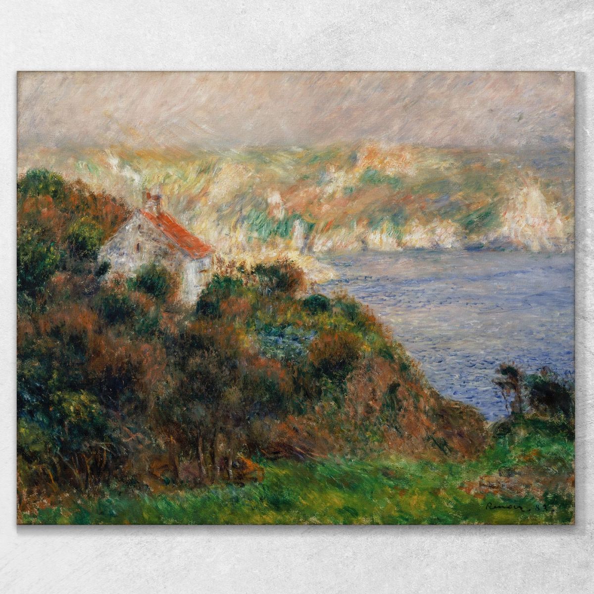 Fog On Guernsey Fog On Guernsey Pierre-Auguste Renoir par230 canvas print 