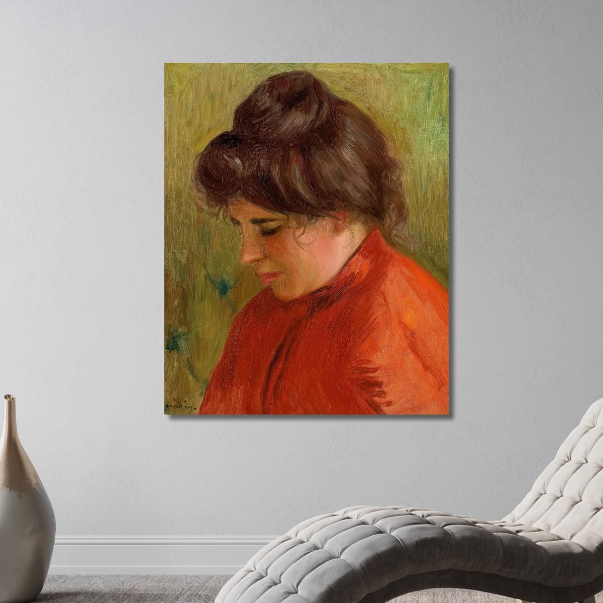 Gabrielle In Red Pierre-Auguste Renoir par232 canvas print 