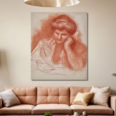 Gabrielle Reading 2 Pierre-Auguste Renoir par233 canvas print 