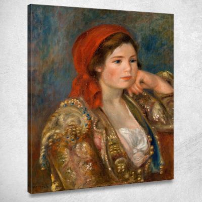 Girl In A Spanish Jacket Pierre-Auguste Renoir par240 canvas print 