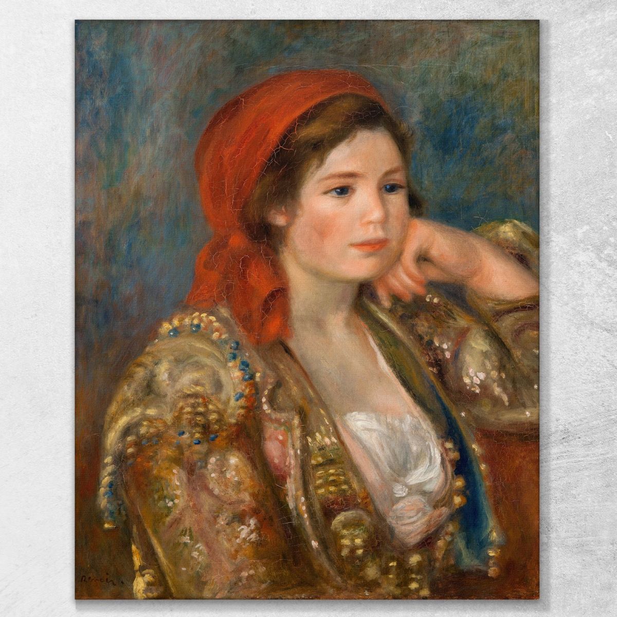 Girl In A Spanish Jacket Pierre-Auguste Renoir par240 canvas print 