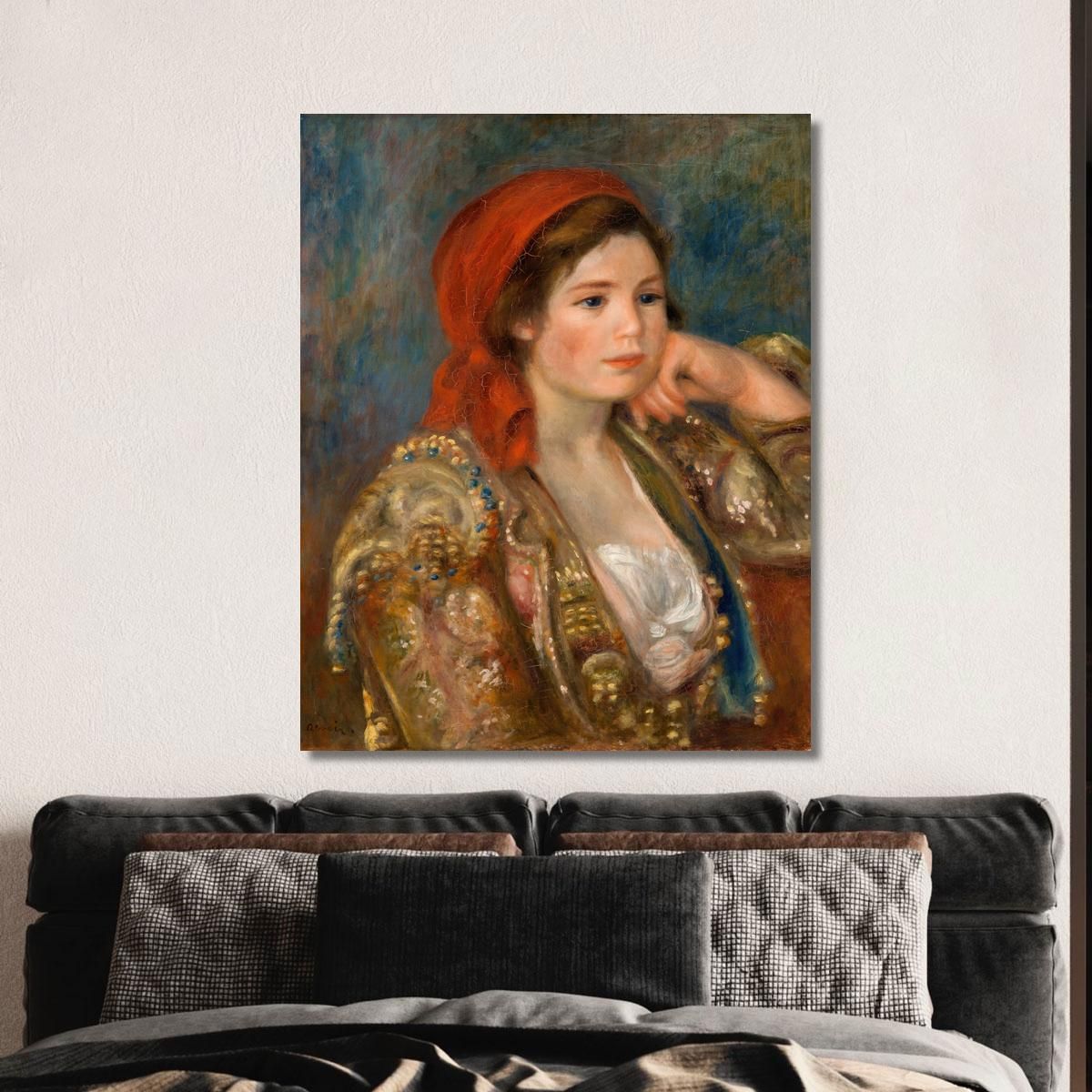 Girl In A Spanish Jacket Pierre-Auguste Renoir par240 canvas print 