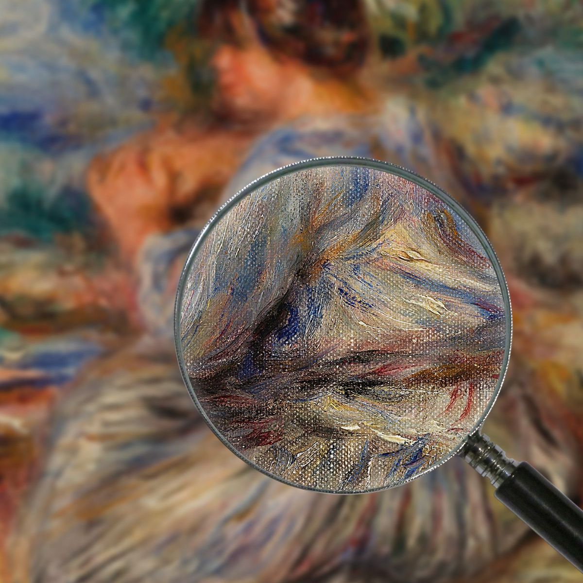 Girl Seated In A Landscape Pierre-Auguste Renoir par242 canvas print