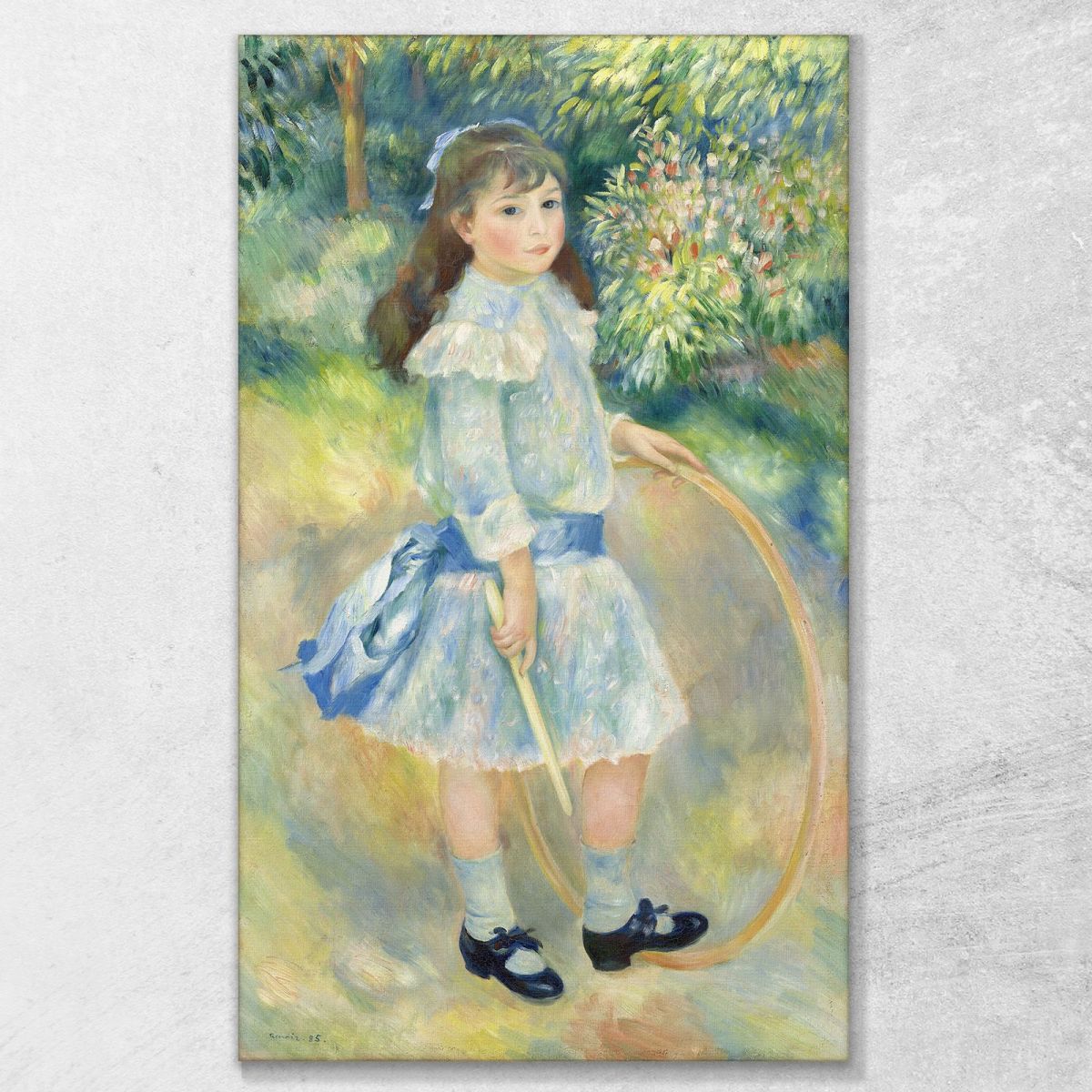 Girl With A Hoop Pierre-Auguste Renoir par244 canvas print 