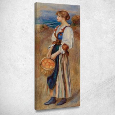 Girl With Basket Of Oranges Pierre-Auguste Renoir par246 canvas print 