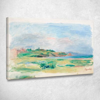 Gulf Sea Green Cliffs Pierre-Auguste Renoir par250 canvas print 