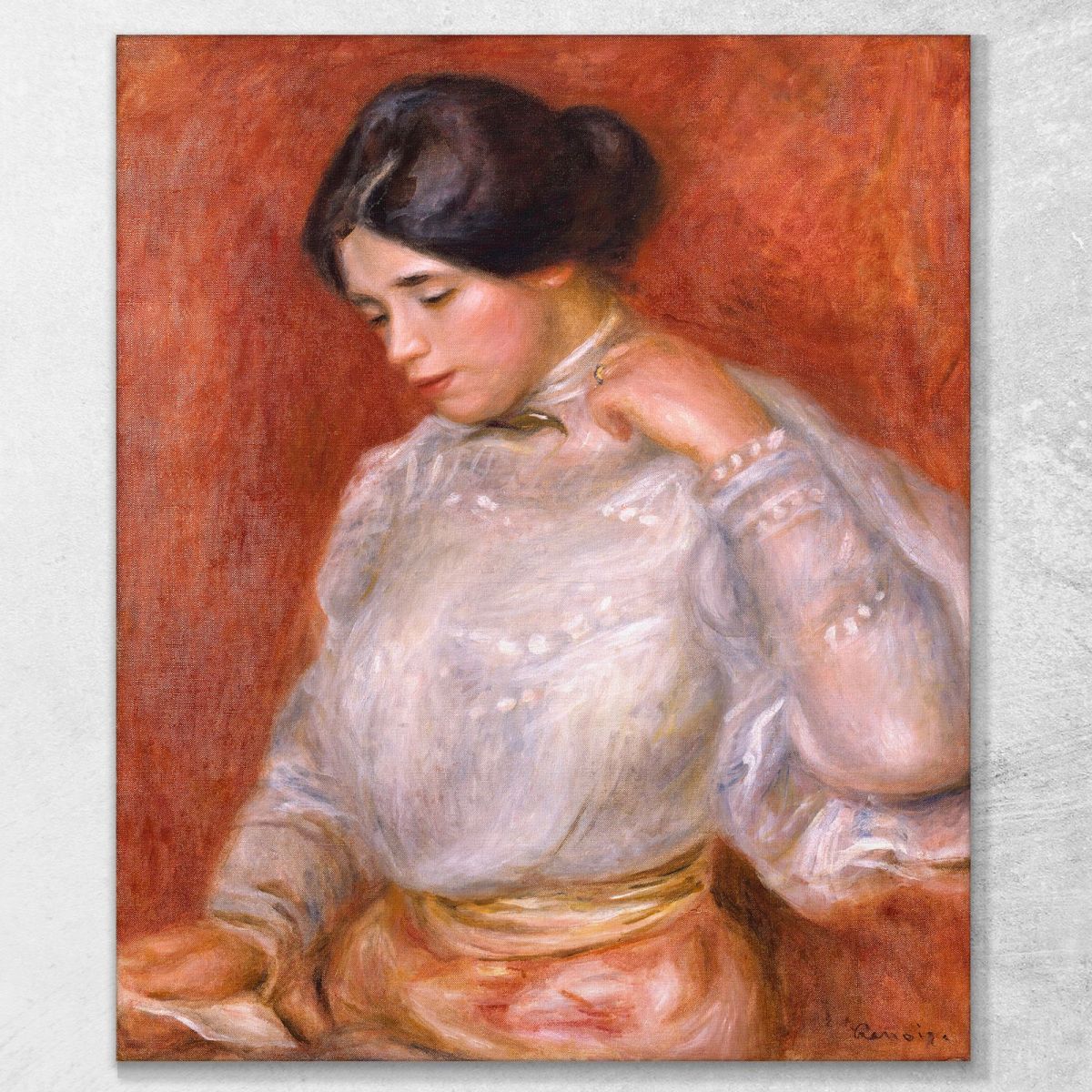 Graziella Pierre-Auguste Renoir par252 canvas print 