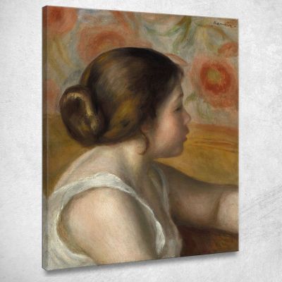 Head Of A Young Girl Pierre-Auguste Renoir par254 canvas print 