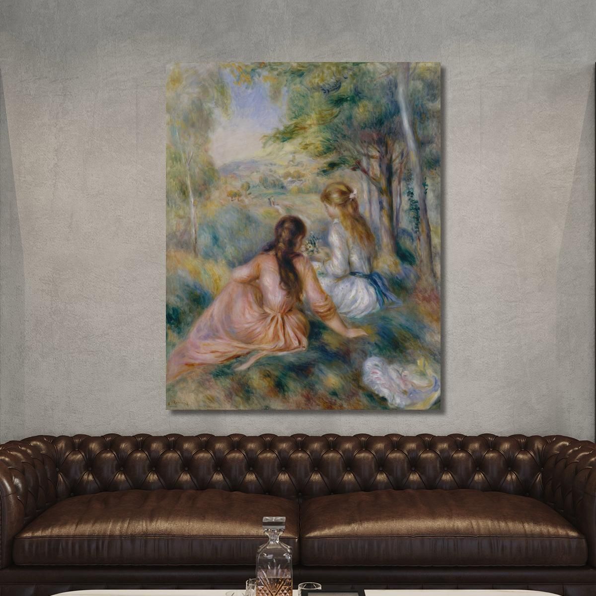 In The Meadow Pierre-Auguste Renoir par260 canvas print 