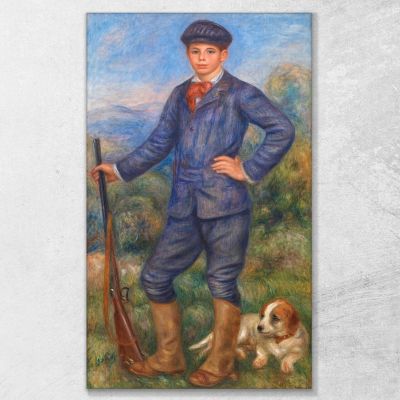 Jean As A Huntsman Pierre-Auguste Renoir par261 canvas print 