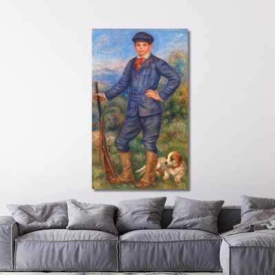 Jean As A Huntsman Pierre-Auguste Renoir par261 canvas print 