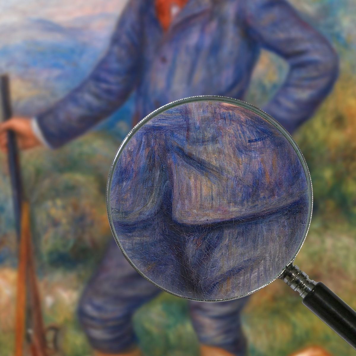 Jean As A Huntsman Pierre-Auguste Renoir par261 canvas print