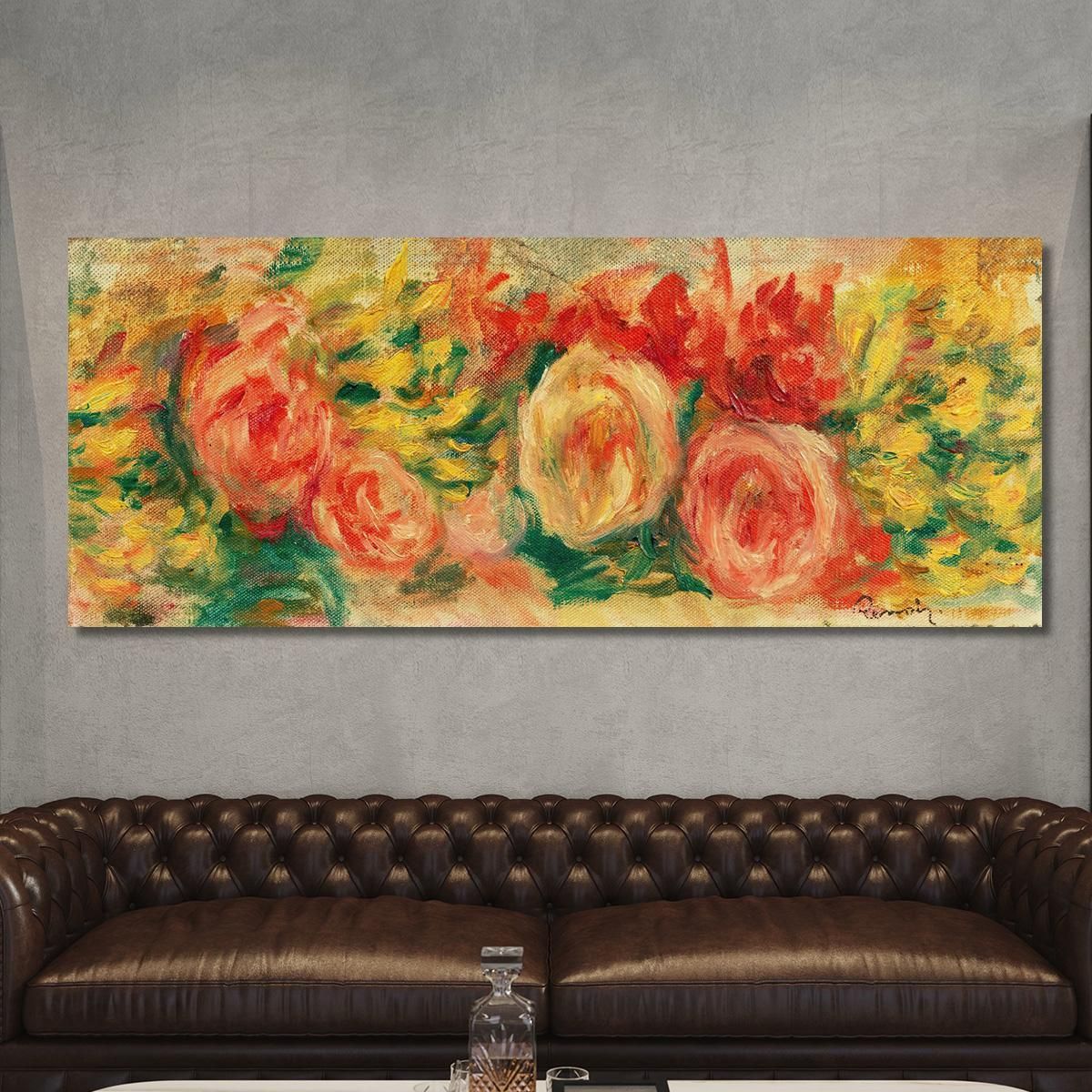 Flower Throw Pierre-Auguste Renoir par265 canvas print 