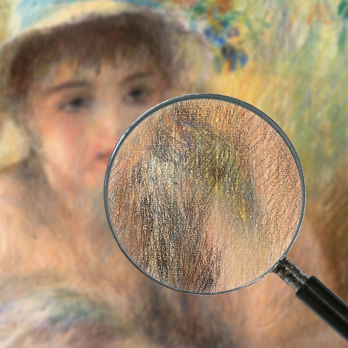 Young Girl Summer Pierre-Auguste Renoir par271 canvas print