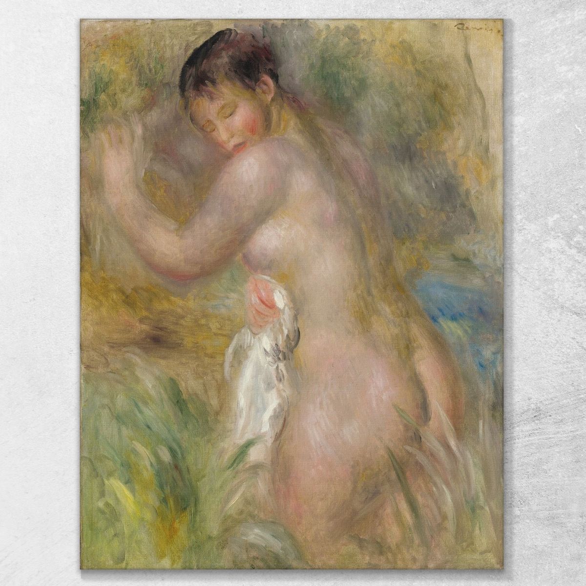 The Bather Pierre-Auguste Renoir par276 canvas print 